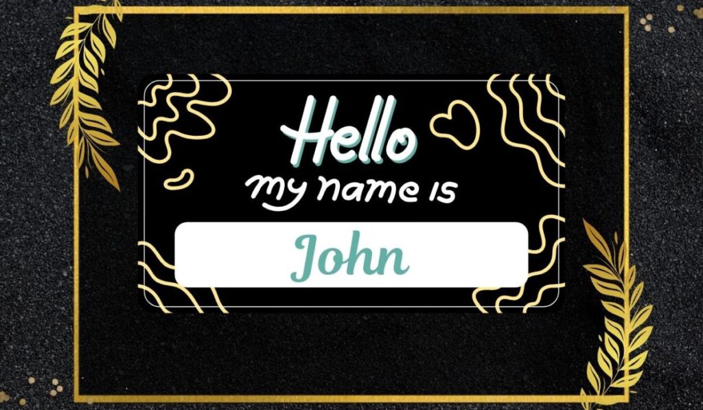 Psychology of Name Tags